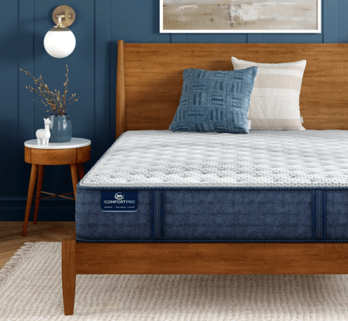 Serta mattress in bedroom