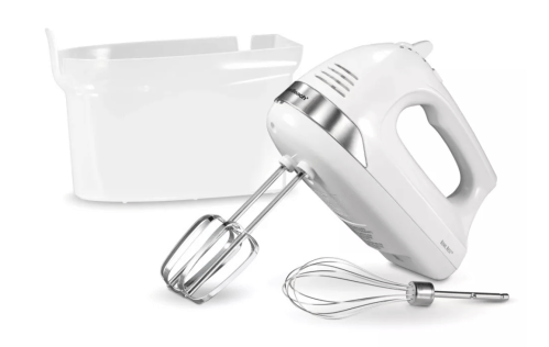 white hand mixer
