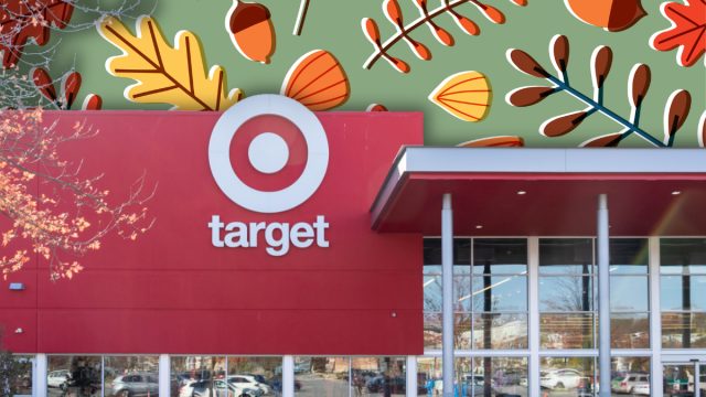 Target store fall background
