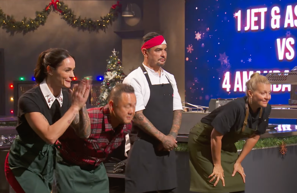 A group of contestants on Tournament of Champions: Holiday All Stars