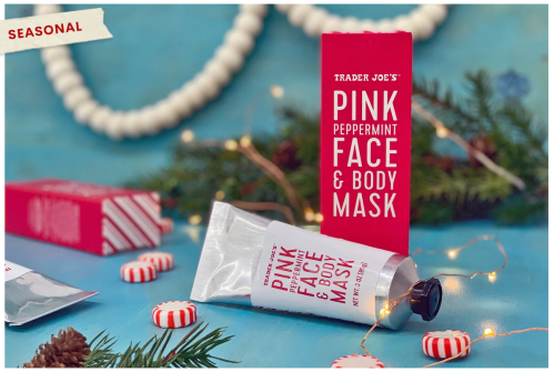 Trader Joe's pink peppermint face & body mask