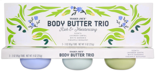 Trader Joe's body butter trio