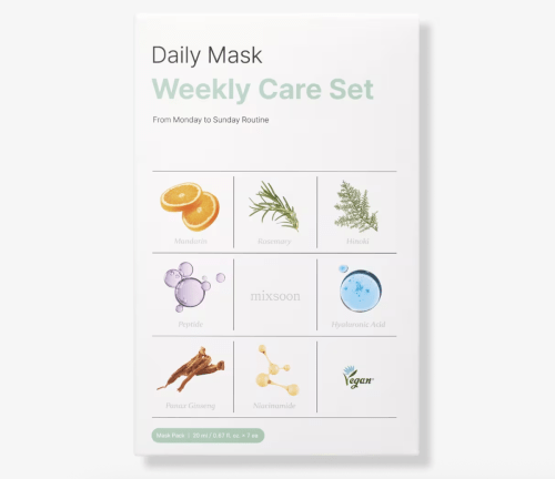 Mixsoon daily mask weekly set