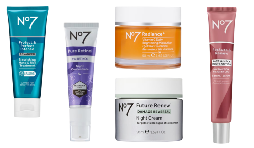 No. 7 skincare products
