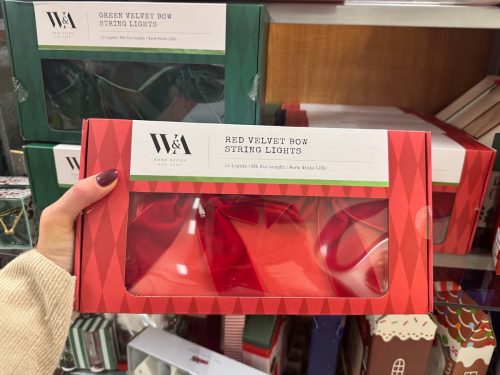 velvet string lights