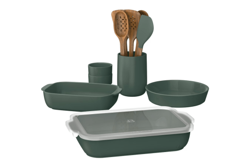 sage green bakeware set