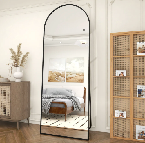 arched oversized full-length mirror