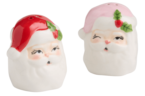 santa and mrs. claus salt and pepper shakers