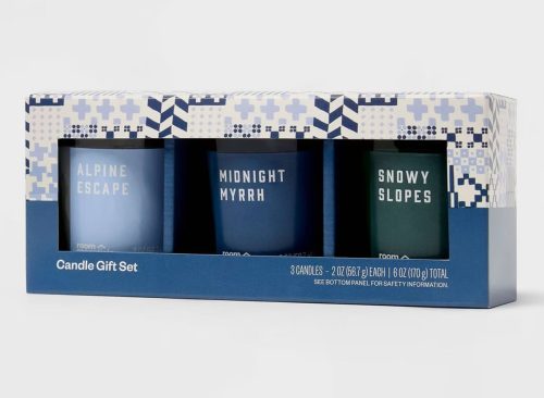 3pk Glass Jar Candle Gift Set - Room Essentials™