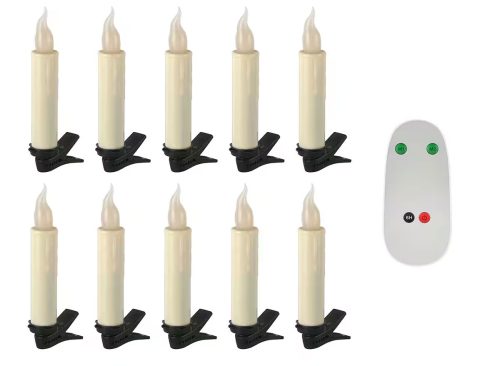 4" Lighted Clip-On Candles, 10ct. by Ashland®