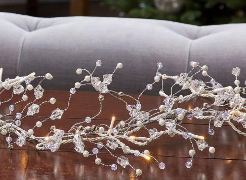 9' LED Gem Garland
