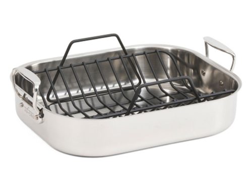 ALL-CLAD 13x16 Stainless Steel Triply Roaster Slightly Blemished