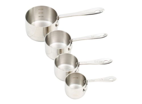 ALL-CLAD 4pc Stainless Steel Measuring Cups Set Slightly Blemished