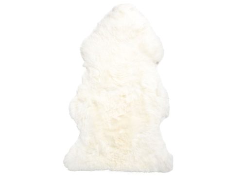 AUSKIN USA 23x39 Combed Long Wool Sheepskin Single Pelt Rug