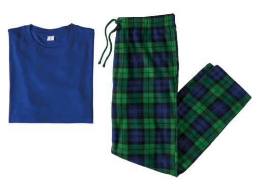 Avenue Men's 2 Piece Sleepwear Set - Blue, M