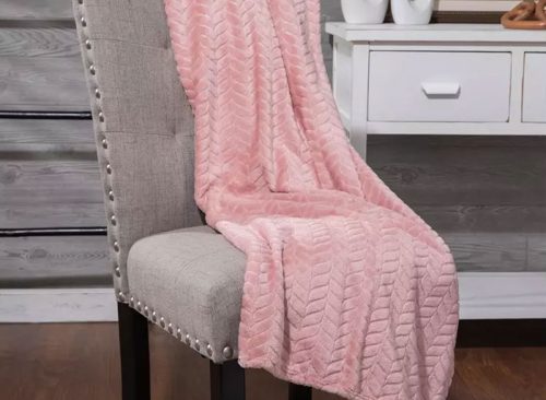 Braided Fleece Throw Blanket