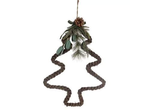 Christmas Tree Water Hyacinth Wall Decor