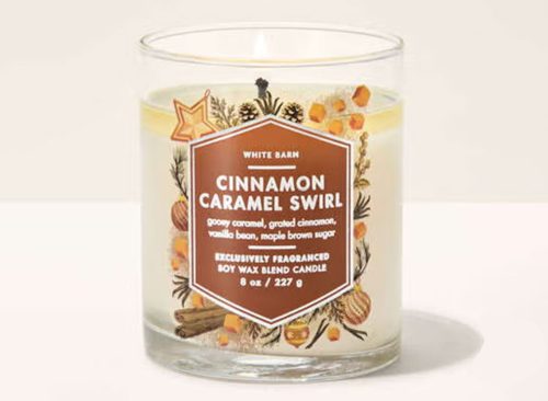 Cinnamon Caramel Swirl Single Wick Candle