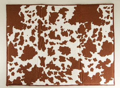 Cowhide Pattern Drying Mat
