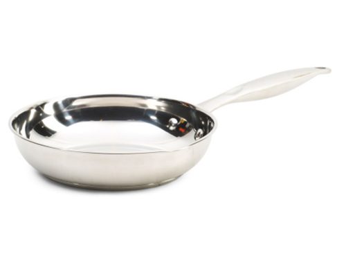 DAVID BURKE 8in Stainless Steel Regency Fry Pan With Dual Pour Spouts