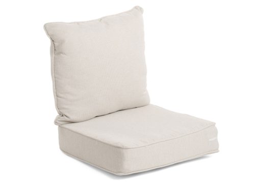 ELIE TAHARI 24x24 Outdoor Pebble Deep Seat Cushion Set