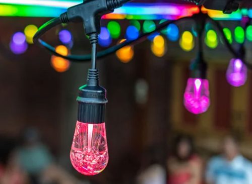 Enbrighten Vibe Wi-Fi Color Changing Vintage String Lights
