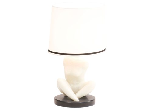 FIND BY UTTERMOST 11.5x21 Relax Woman Marble Base Table Lamp