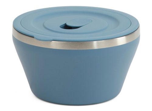 FRESHBOX 40oz Stainless Steel Microwave Safe Bowl