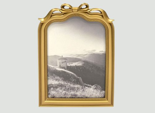 Harbortown 5"x7" Decorative Arched Bow Table Picture Frame Gold