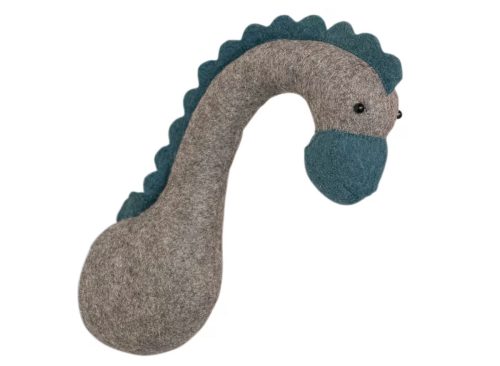 Hello Honey® Gray & Blue Wool Felt Wall Hanging Dinosaur Head Décor