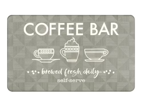 KIRKTON HOUSE 18" x 30" Comfort Cushion Kitchen Mat - Coffee Bar