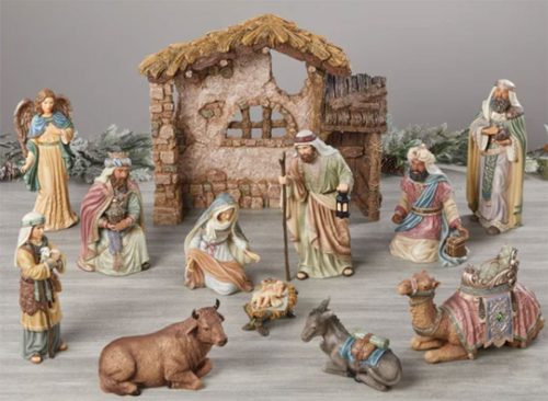 Kirkland Signature - 13-piece Hand-Painted Nativity Set