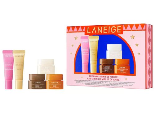 LANEIGE Midnight Minis Lip Glowy Balm and Lip Sleeping Mask Gift Set