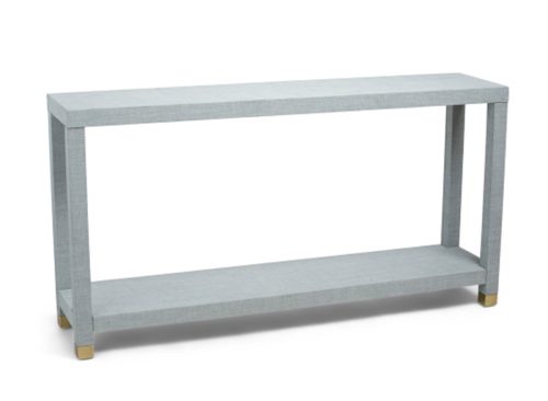 LILLIAN AUGUST 58x31 Linen Wrapped Console Table