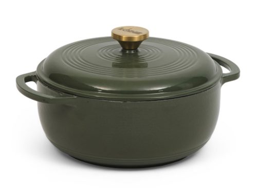 LODGE 4.5qt Enameled Cast Iron Dutch Oven