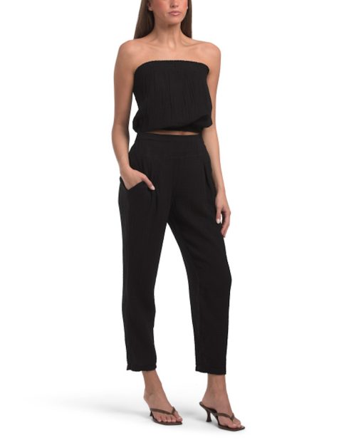 MICHAEL STARS Nadia Pants And Simone Tube Top Collection