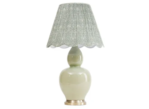 MORRIS & CO. 26.5in Winona Snakehead Ceramic Table Lamp