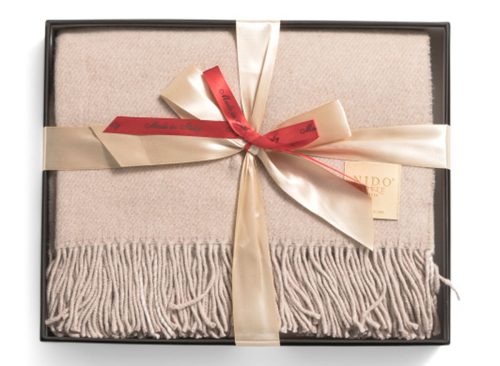 Made In Italy Cashmere Blend Boxed Throw