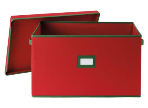 Merry Moments Large Collapsible Storage Cube, Red