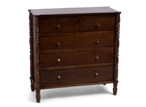 NAUTICA 32x32 Spindle Dresser With 5 Drawers