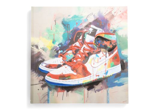 OLIVER 20x20 Artsy Sneakers Wall Art