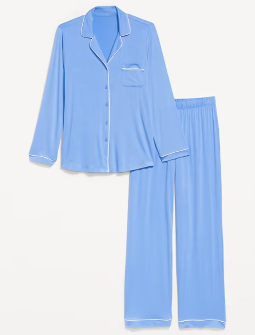 light blue pajama set
