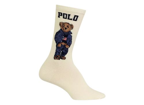 Polo Ralph Lauren Women's Americana Polo Bear Crew Socks