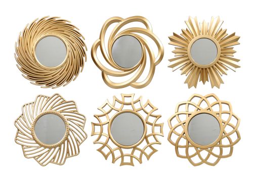 Special Moments Golden Decorative Mirrors