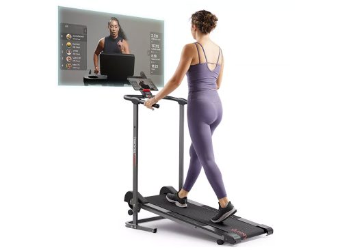 Sunny Health & Fitness Compact Foldable Manual Treadmill