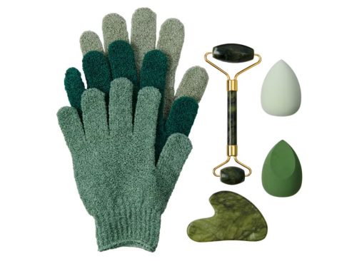 Visage 7 Piece Spa Kit Stocking Stuffer - Green