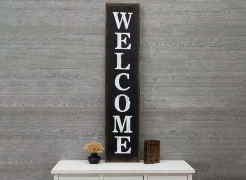 Welcome Wood Wall Decor