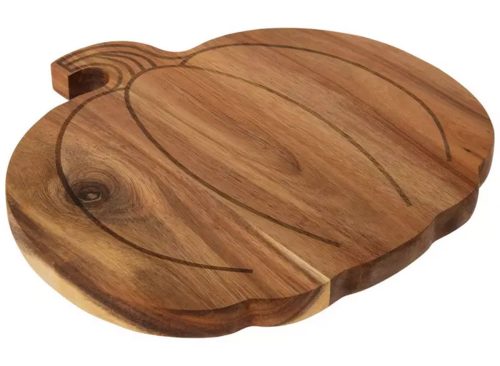 Wood Pumpkin Serving Board