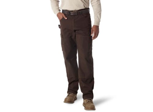 Wrangler Men's Riggs Workwear Ranger Cargo Pant, Dark Brown 