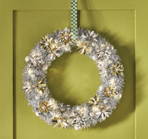 tinsel wreath